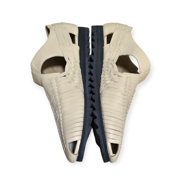 Lauren Manoogian Beige Cream Mesa Woven Sandals EU 41 US 10.5 to 11 - Picture 3 of 9